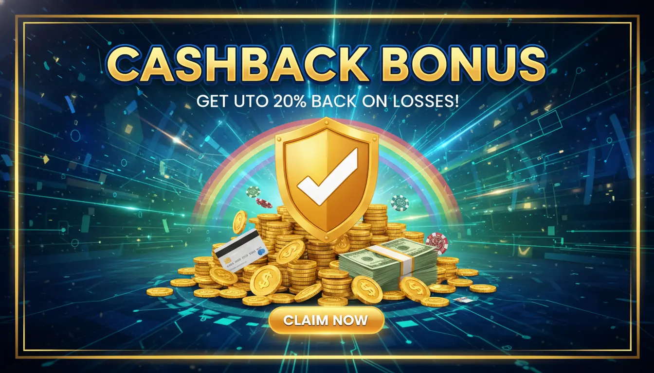 Lucky Legends casino cashback bonus
