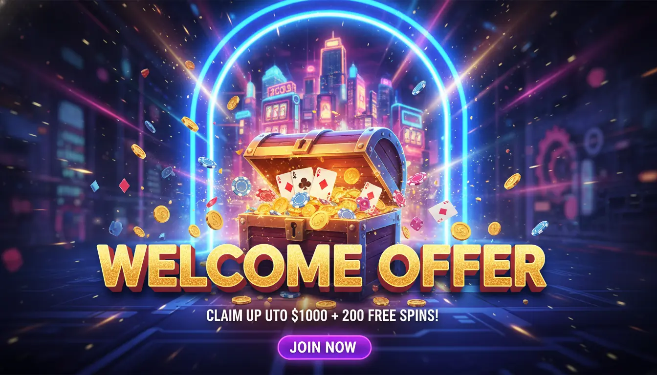 Lucky Legends casino welcome offer