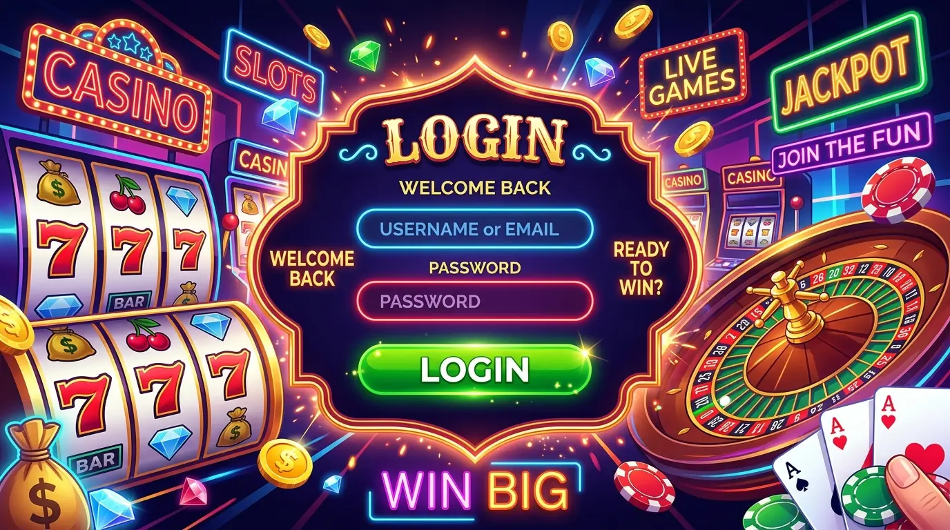 Lucky Legends casino sign in