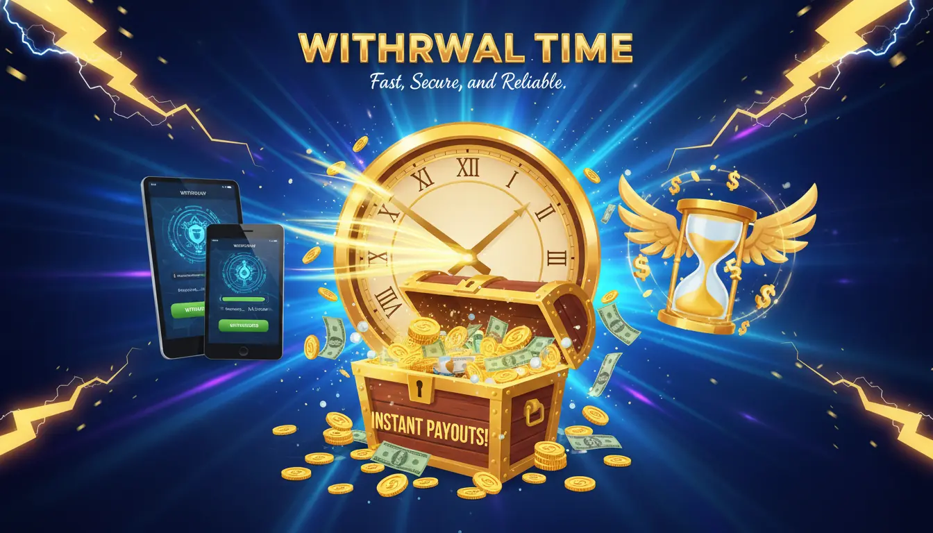 Lucky Legends withdrawal time